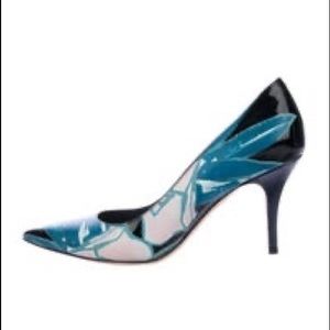 Christian Dior printed heels sz 36 1/2